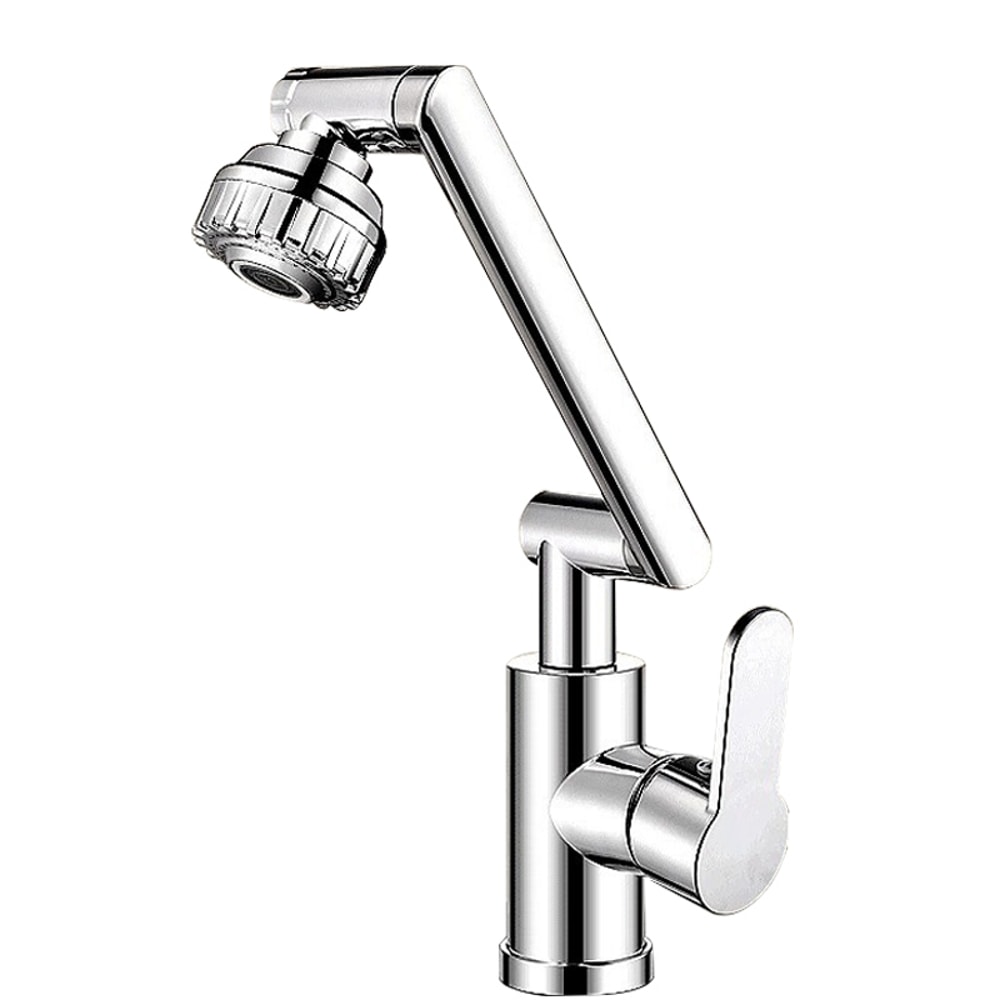 Rotating Dual Mode Faucet Robotic Arm Multifunctional Universal Wash Basin Kitchen Bathroom Hot And 8