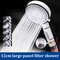 Large Panel Handheld Shower Set Dechlorination Filter Booster FiveSpeed For Skin Beauty 1