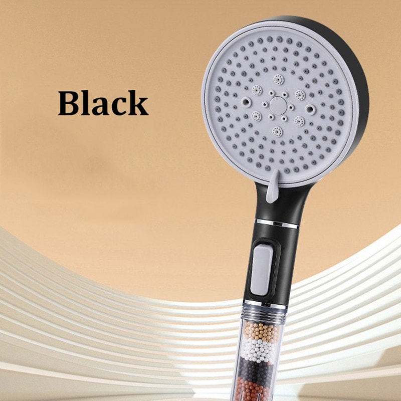 Large Panel Handheld Shower Set Dechlorination Filter Booster FiveSpeed For Skin Beauty 7