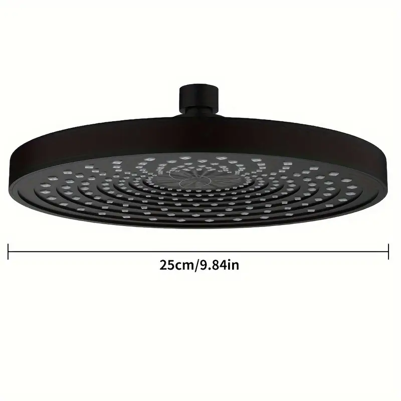 High Pressure Ceiling Mounted Shower Head Modes Rainfall Large Flow Big Panel Spray Nozzle 6