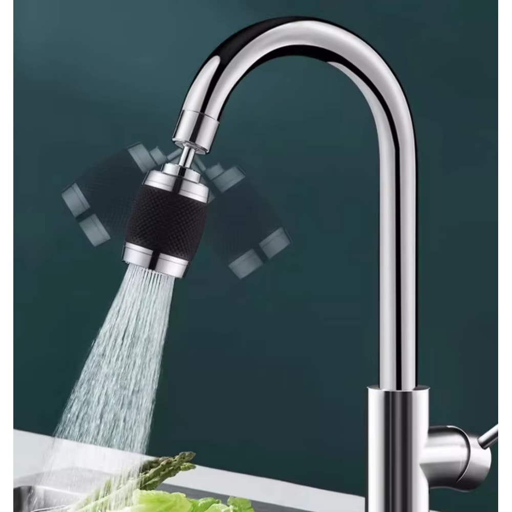 Universal Faucet Modes Kitchen Filter Extender Rotation Pressurized Water Saver AntiSplash Shower S 2