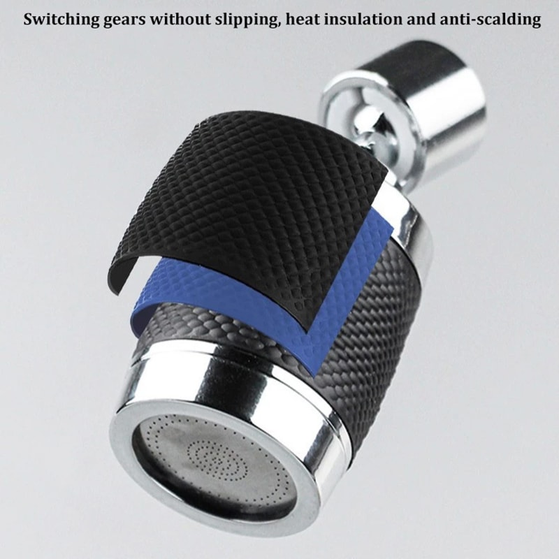 Universal Faucet Modes Kitchen Filter Extender Rotation Pressurized Water Saver AntiSplash Shower S 3