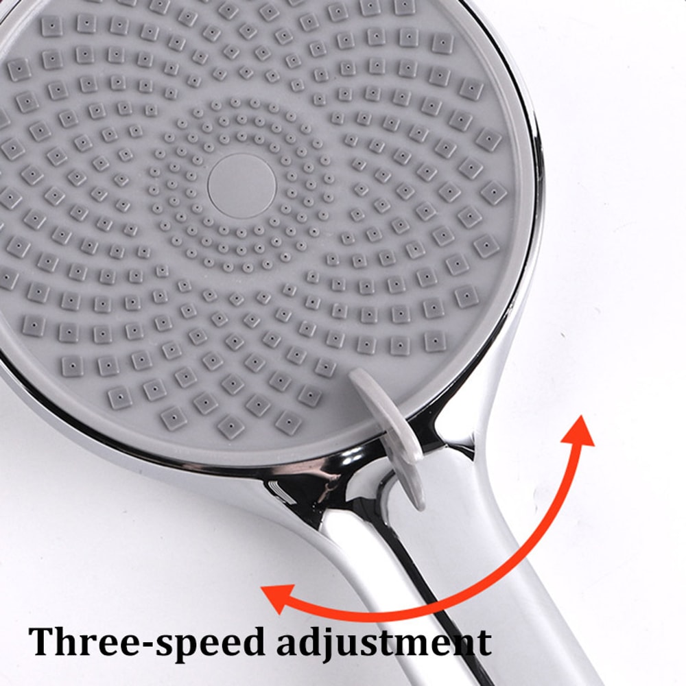Universal Shower Set Handheld 3speed Shower Head Large Water Volume Top Spray Booster Adjustment Ho 1