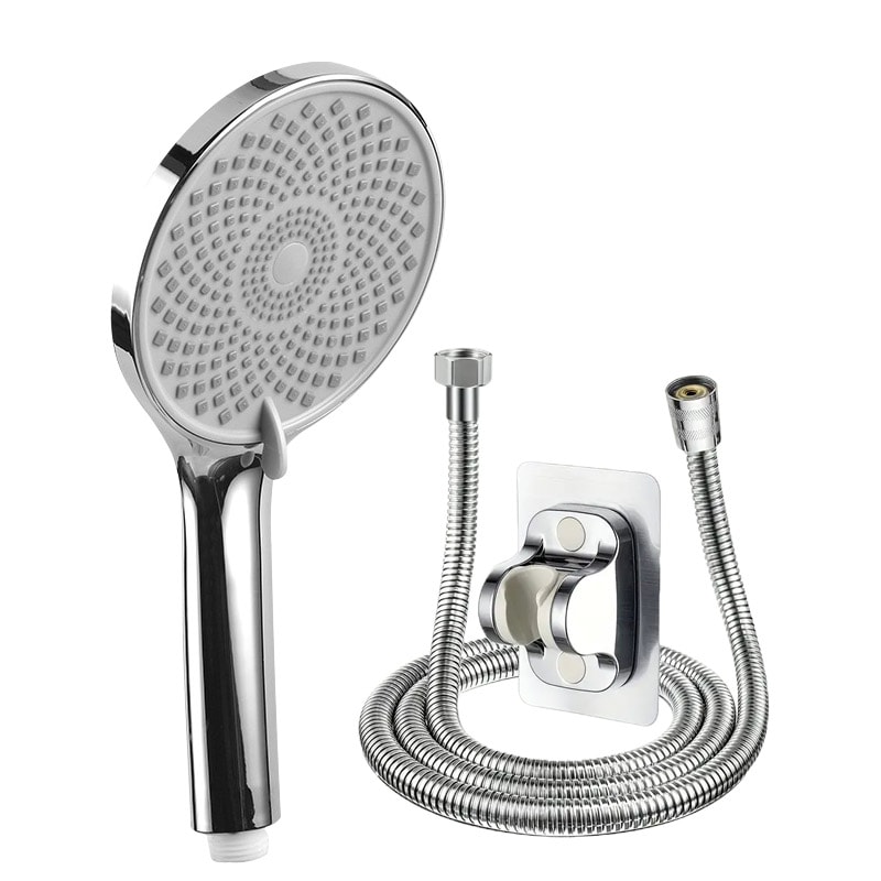 Universal Shower Set Handheld 3speed Shower Head Large Water Volume Top Spray Booster Adjustment Ho 7