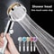 Handheld Shower Head Shower Booster With Filter Propeller Turbine High Pressure Nozzle Small Waist 4