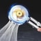 Handheld Shower Head Shower Booster With Filter Propeller Turbine High Pressure Nozzle Small Waist 2