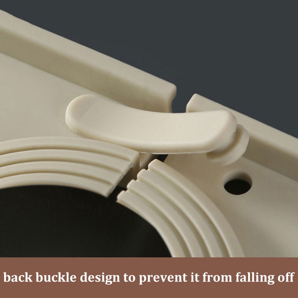 Kitchen Sink Drain Pad Silicone, Wash Basin Drain Pocket Long Pad, Non Slip Water Flow Guide Deposit Pad