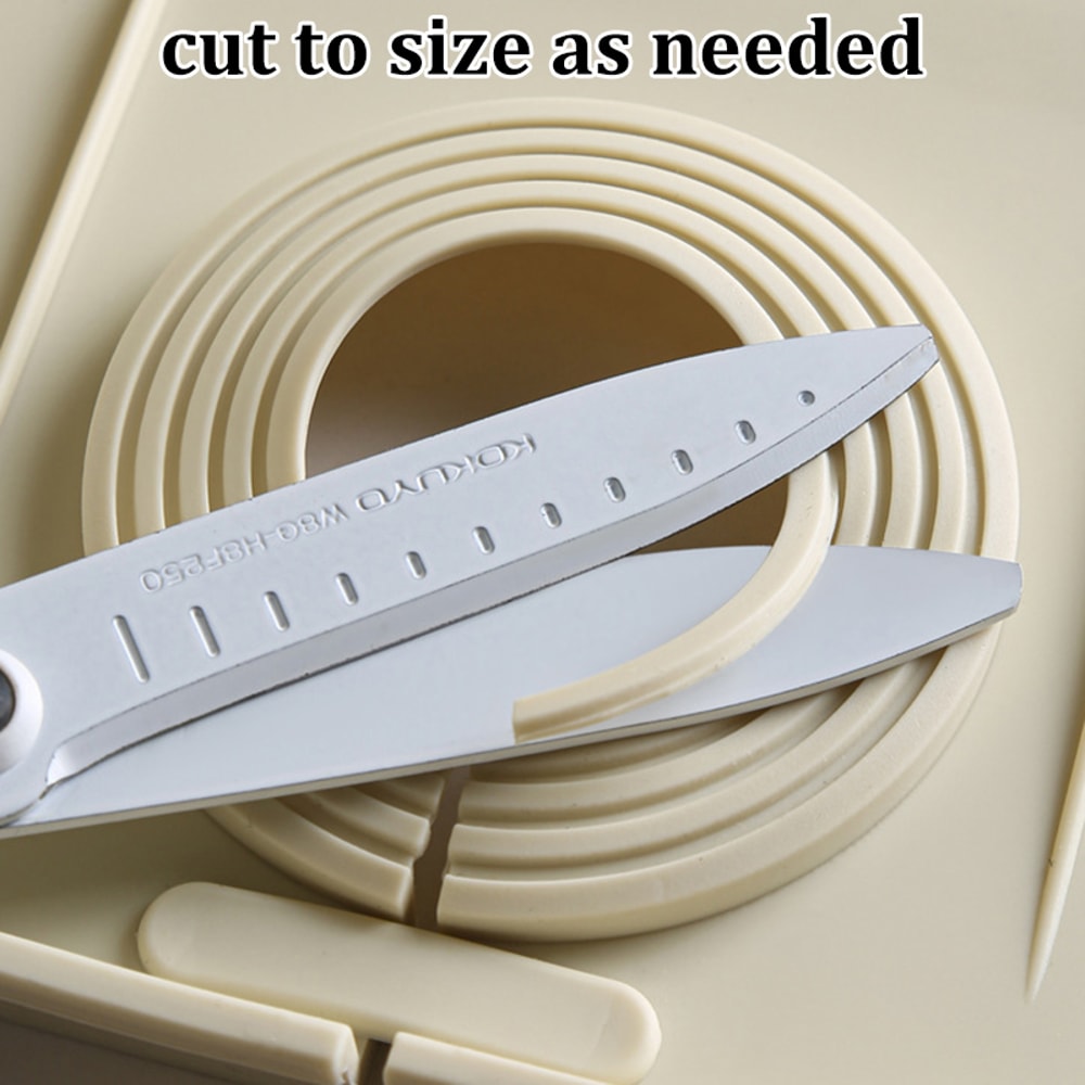 Kitchen Sink Drain Pad Silicone, Wash Basin Drain Pocket Long Pad, Non Slip Water Flow Guide Deposit Pad