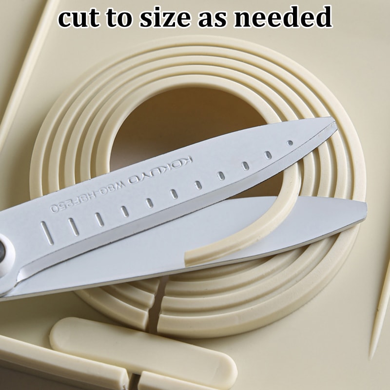 Kitchen Sink Drain Pad Silicone, Wash Basin Drain Pocket Long Pad, Non Slip Water Flow Guide Deposit Pad