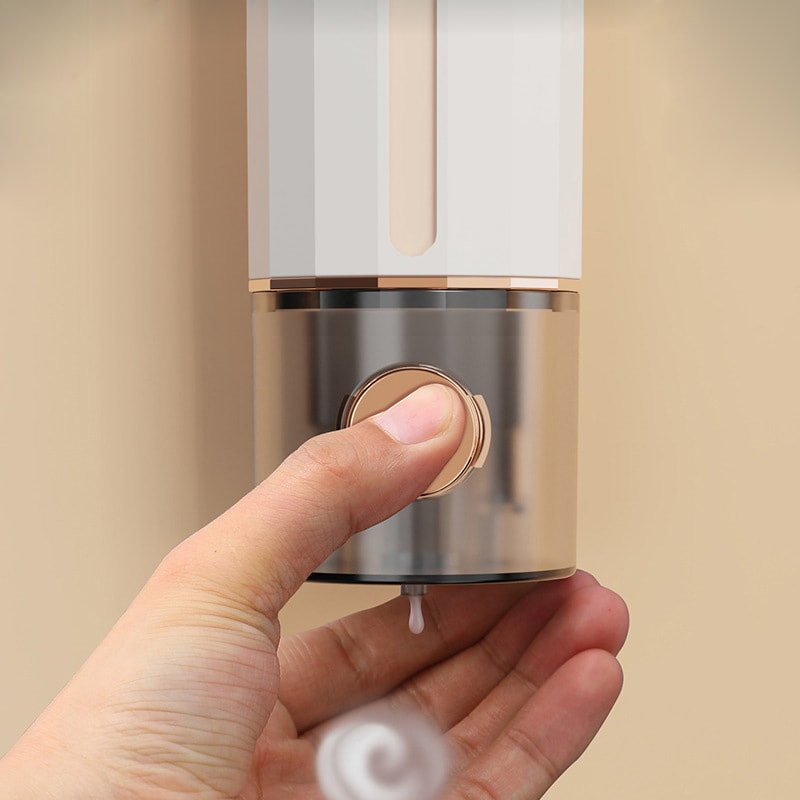 Wallmounted Punchfree Soap Dispenser Hand Soap Press Box Bathroom Hotel Shampoo Shower Gel Dispense 2