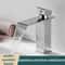 Waterfall Stainless Steel Wide Mouth Faucetba Hot And Cold Water Bathroom Sink Basin Splash Control 5