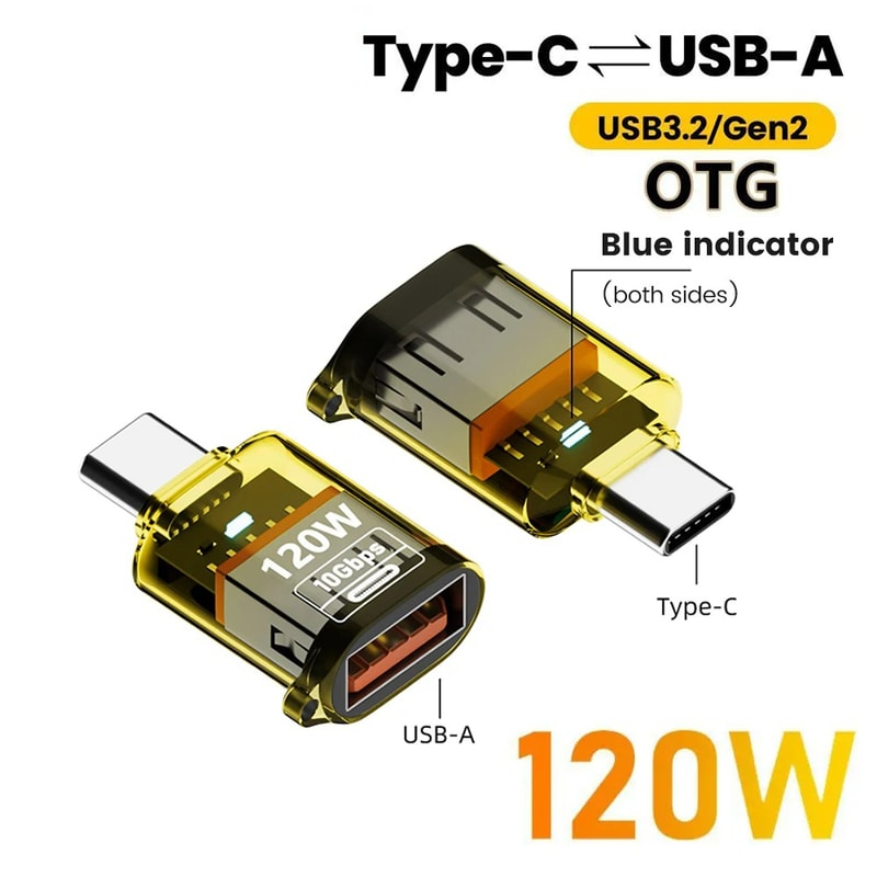 USB C OTG Connector USB A Female To Type C Male Data Transfer Adapter Type C OTG Converter 0