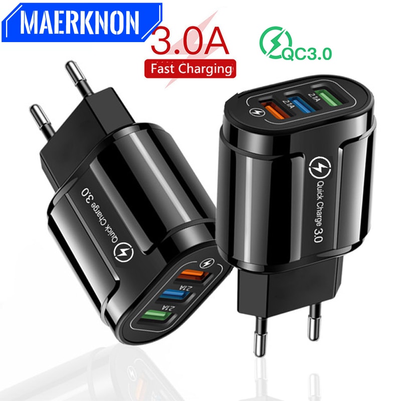 Quik Charge Adapter USB Fast Phone Charger Wall Chargers Plug 1