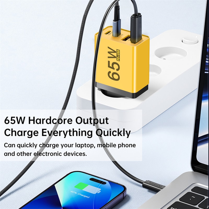 Quick Wall Charger Adapter Ports Type C Fast Charging QC Plug 2