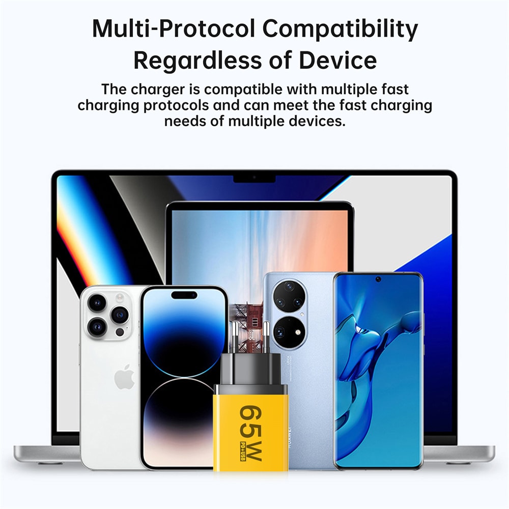 Quick Wall Charger Adapter Ports Type C Fast Charging QC Plug 5