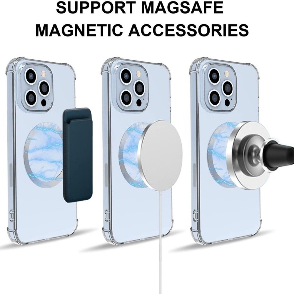 Max Magnetic Metal Ring Wireless Charging Stand For Android Phone Charger Sticker 2