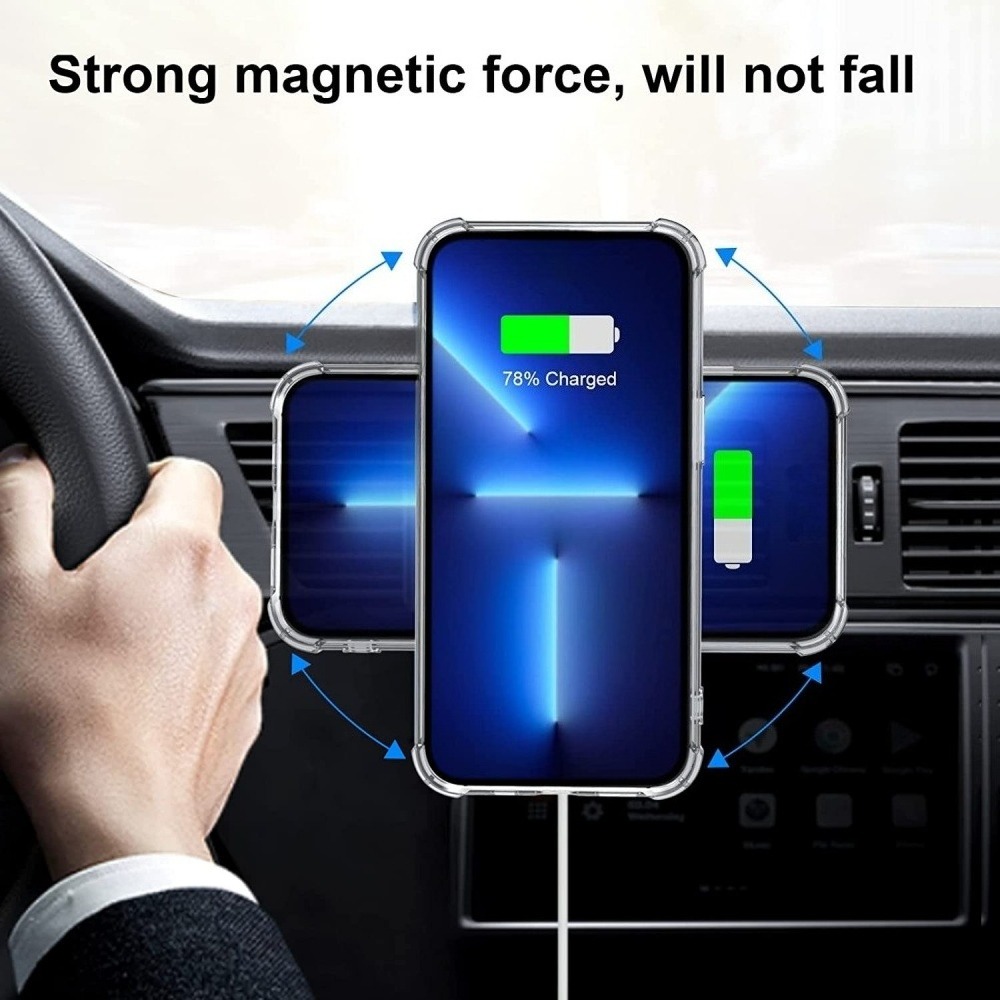 Max Magnetic Metal Ring Wireless Charging Stand For Android Phone Charger Sticker 3