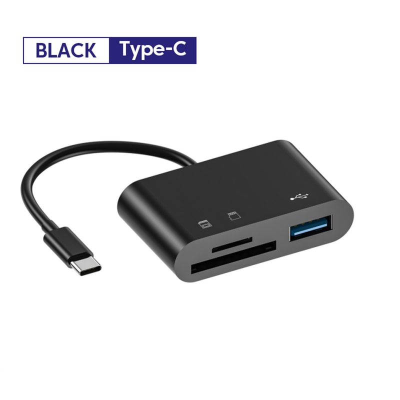 USB C Hub Adapter Multi Port Memory Card Reader for Phones
