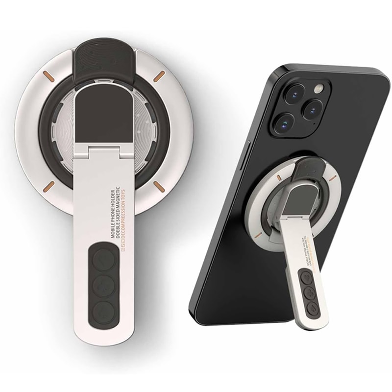 Universal Adjustable Portable Phone Holder Rotation Magnetic Finger Ring Stand For Smartphones 6