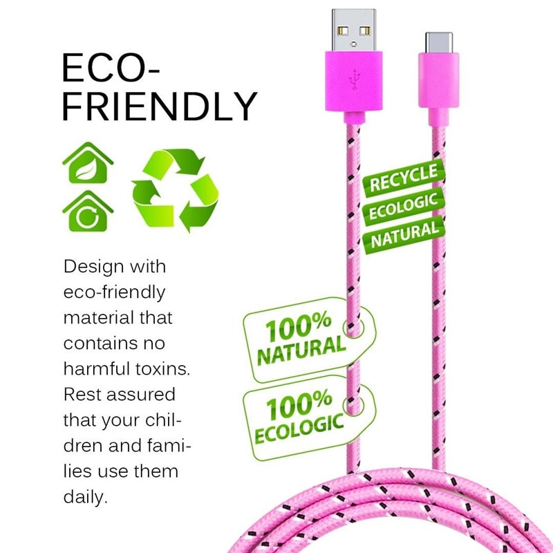 Type C Cable USB C Data Cord Mobile Phone Charger Super Fast Charging 1