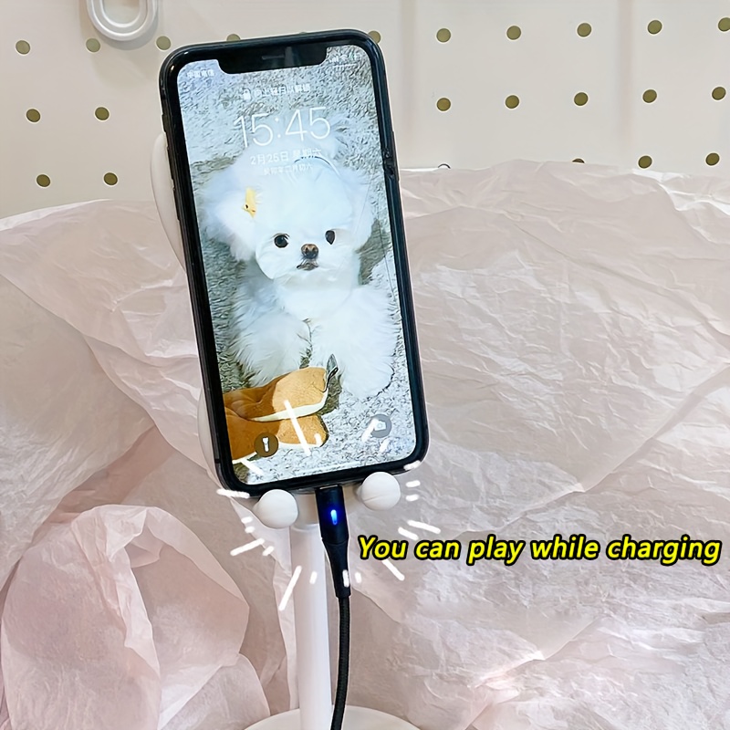 Adjustable Mobile Phone Holder Desktop Stand Mount Cute Rabbit Cartoon Universal Table Support 2