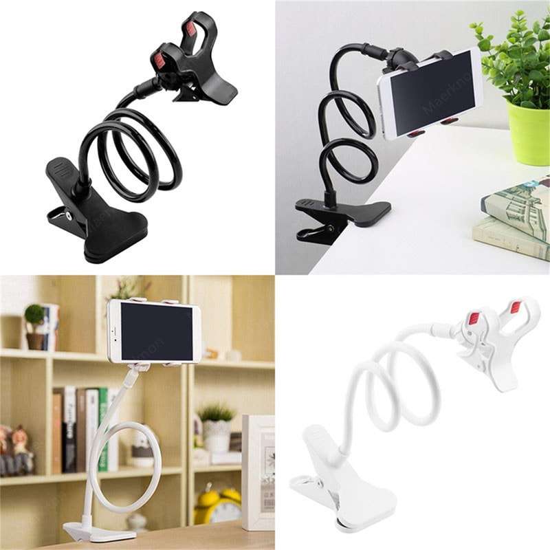 Adjustable Lazy Mobile Phone Holder Flexible Arm Clip Bed Desktop Stand Universal Smartphone Mount 3