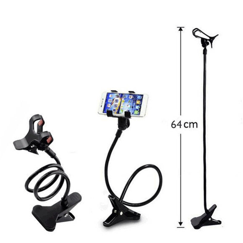 Adjustable Lazy Mobile Phone Holder Flexible Arm Clip Bed Desktop Stand Universal Smartphone Mount 5