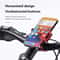 Universal Bicycle Phone Holder Aluminum Alloy Antislip Shockproof Stand Mount For GPS Navigation Mo 1