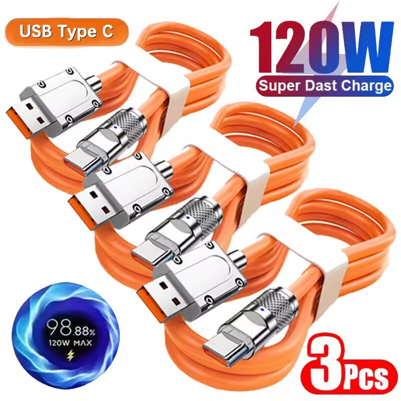 USB Type C Quick Charge Cable PD Super Fast Charging Data Cord For Phone Charger 0