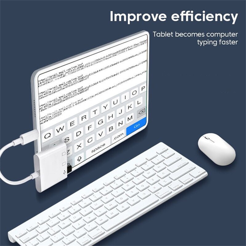 USB C Adapter Type C OTG Adapter Multi Port Memory Card Reader Converter