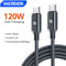 USB C Cable Type C To Type C Super Fast Charging Phone Charger Data Cord Quick Charge 7