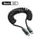 Fast Charging USB C Cable Spring Retractable Data Cord Type C Quick Cable 6