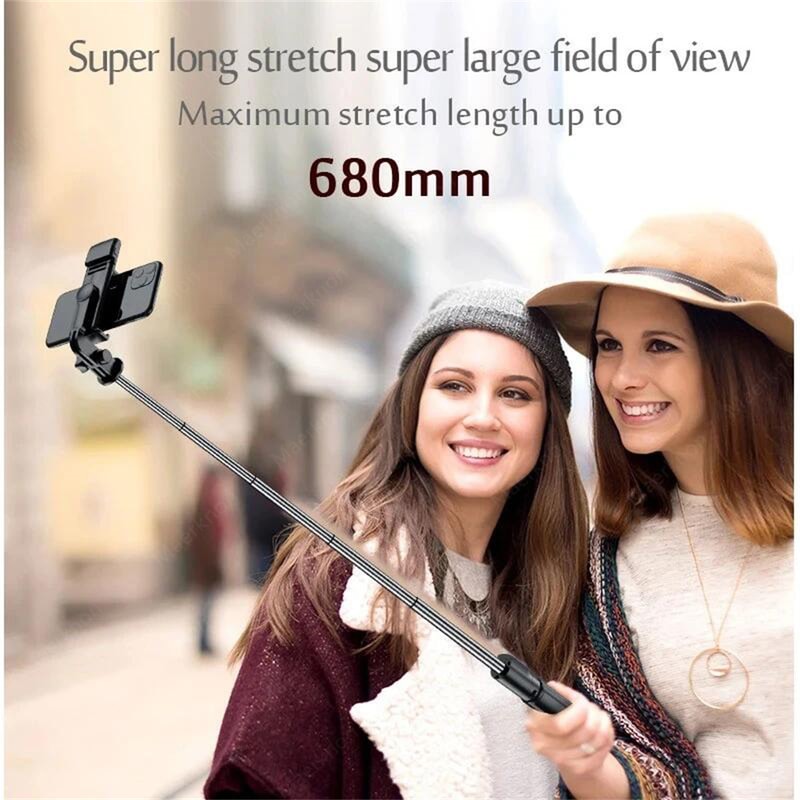 Multifunctional Bluetooth Tripod Stand With Wireless Remote Shutter And Selfie Stick Portable 2