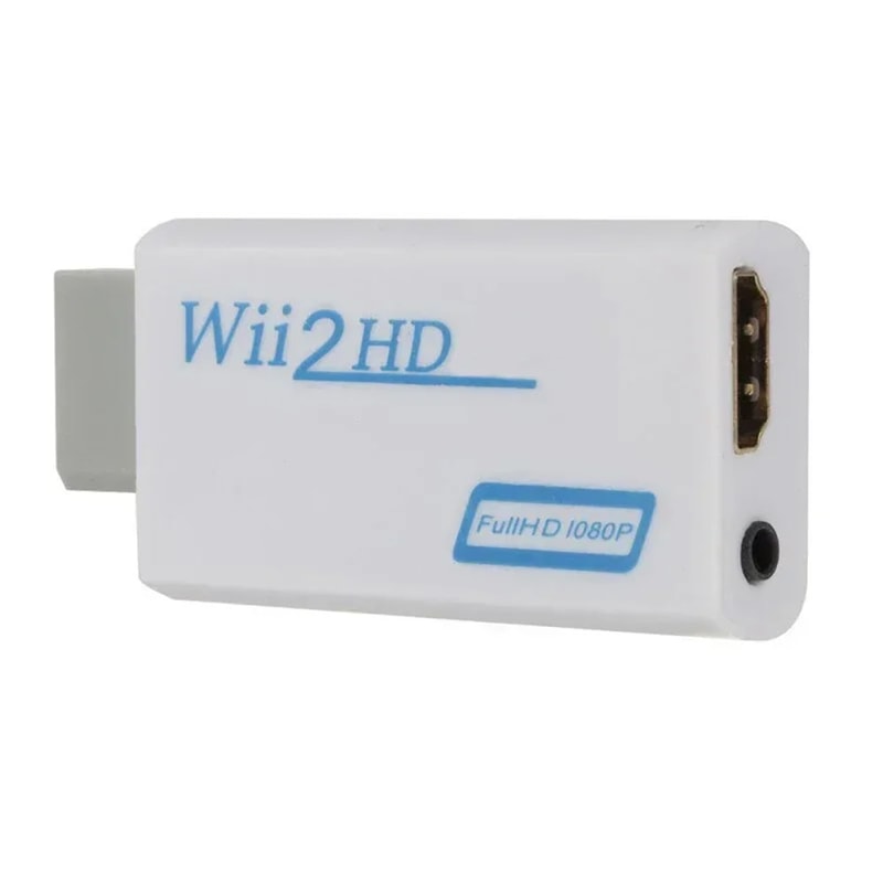 Wii To HDMI Adapter HD Converter Jack Audio Video Cable For Laptop PC HDTV Monitor 0