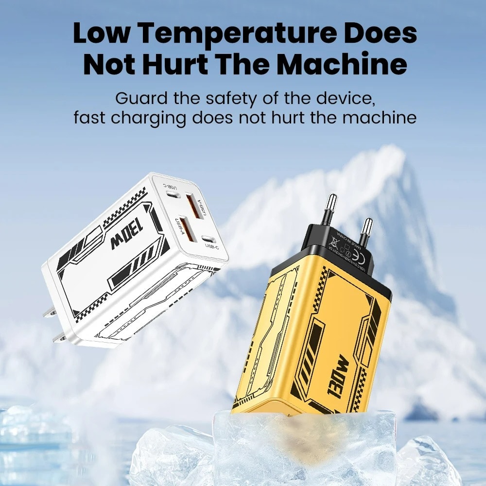 Quick Charge Phone Charger Multi Port USB Type C Fast Charging Wall Adapter 3