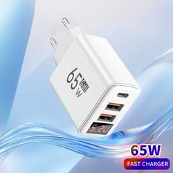 usb type c power adapter travel wall charger quick charge ports fast charging