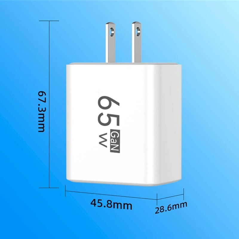 USB Type C Power Adapter Travel Wall Charger Quick Charge Ports Fast Charging 4