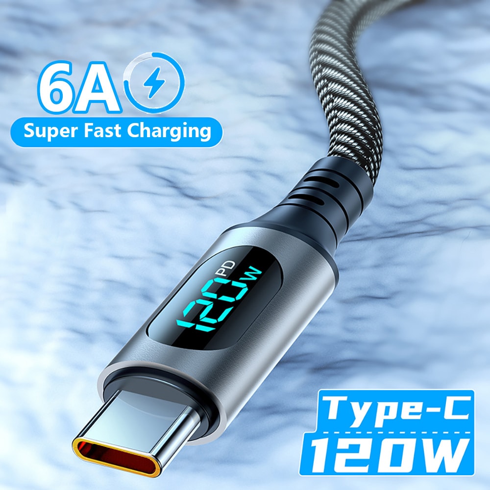 USB C To USB C Cable PD Fast Charging Quick Charge Data Transfer Cord High Speed Charger Cable 0