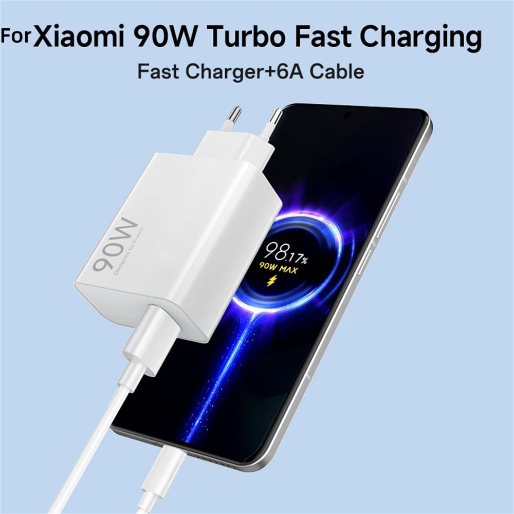 Fast Charging USB Charger Travel Wall Adapter With USB Type C Cable Quick Charge Power Adapter 2