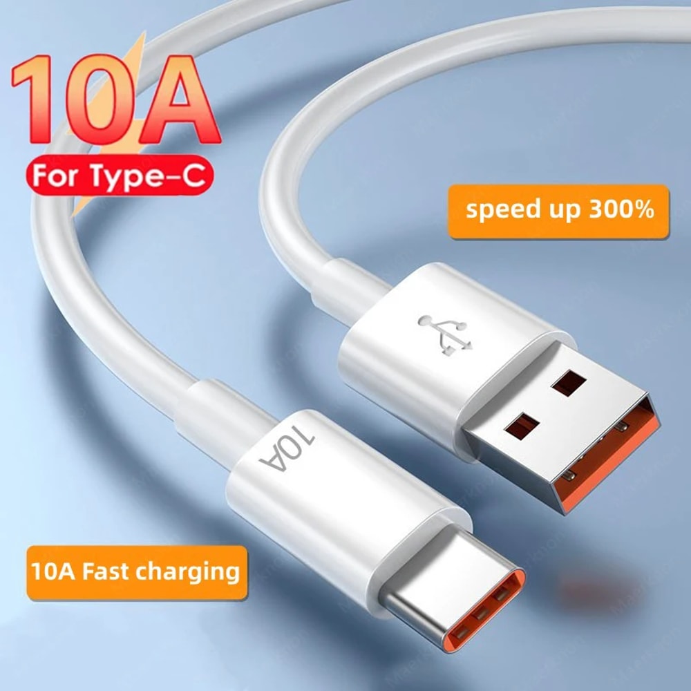 Type C Cable Quick Charge USB C Super Fast Charging Phone Charger Data Cord 6