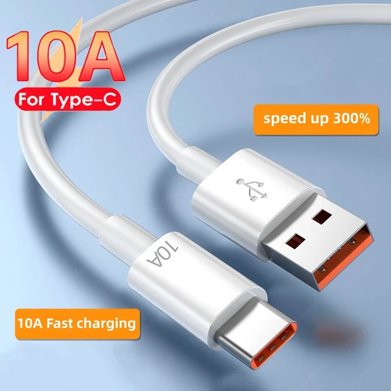 Type C Cable Quick Charge USB C Super Fast Charging Phone Charger Data Cord 6