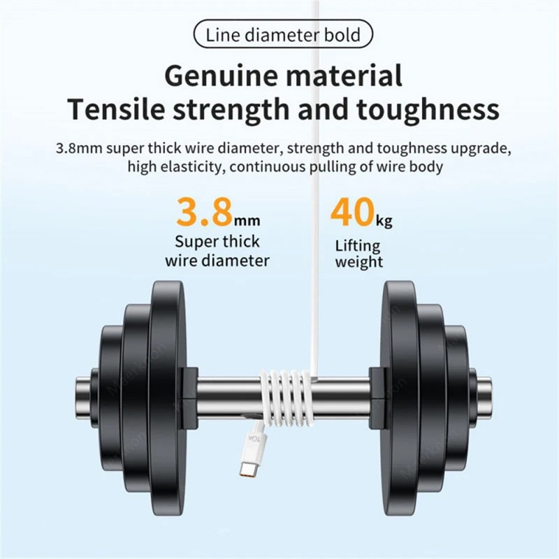 Type C Cable Quick Charge USB C Super Fast Charging Phone Charger Data Cord 4