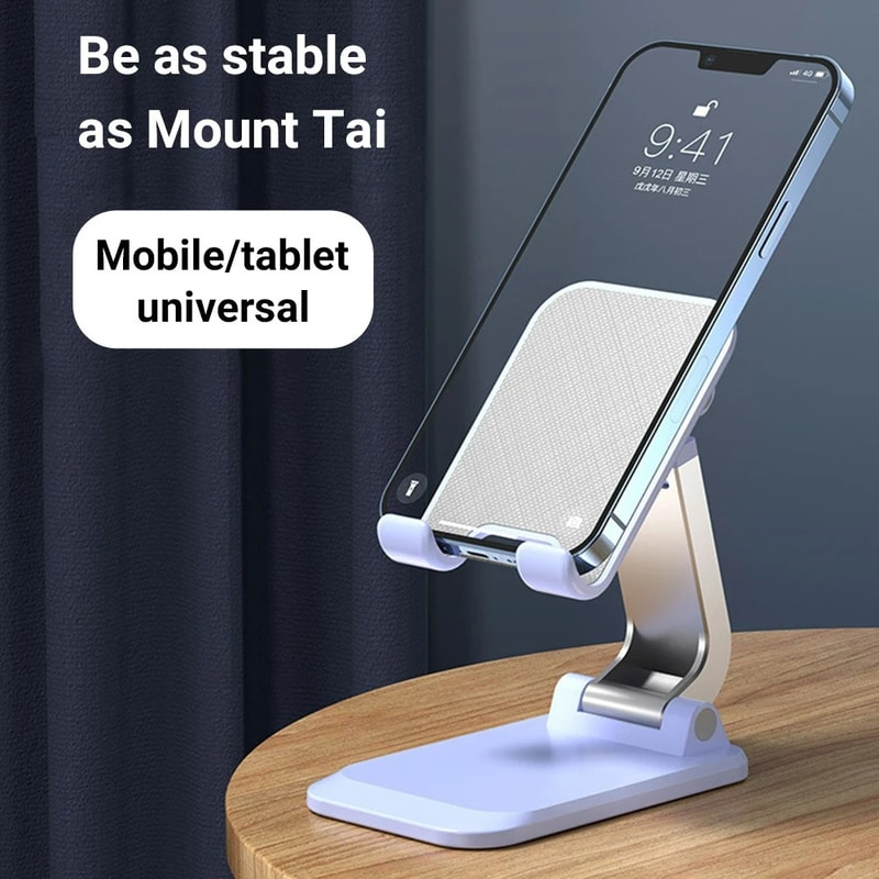 Foldable Tablet Stand Universal Desk Mobile Phone Holder Adjustable Smartphone Holder Portable 4