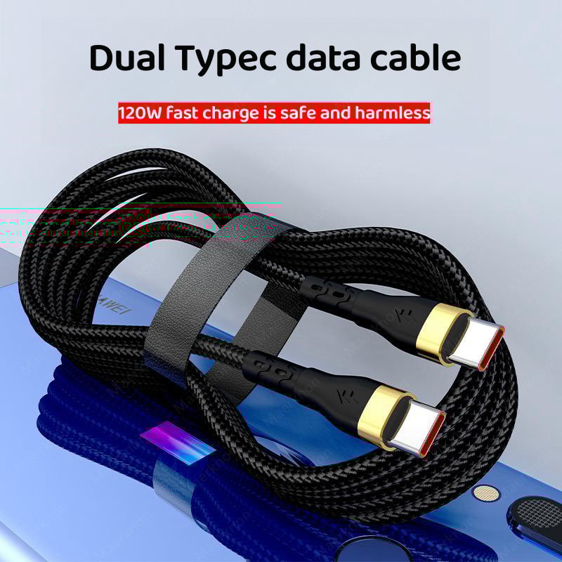 PD Fast Charging Type C To Type C Cable USB C To USB C Quick Cable HighSpeed Data Cord For Phones A 4