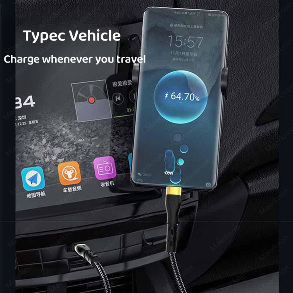 PD Fast Charging Type C To Type C Cable USB C To USB C Quick Cable HighSpeed Data Cord For Phones A 1