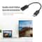 DP To HDMI Compatible Connector Adapter Display Port Video Audio Cable For Monitor TV Laptop Tablet 4