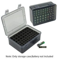 multi slot battery storage organizer box slot storage case holder for home drawer organization and battery dispenser