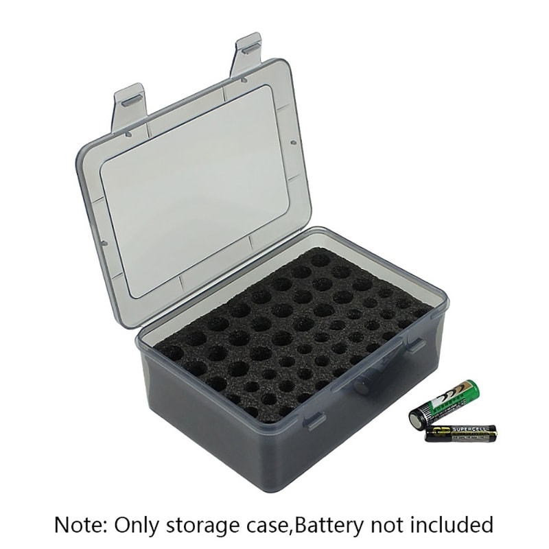 Multi Slot Battery Storage Organizer Box Slot Storage Case Holder For Home Drawer Organization And 5