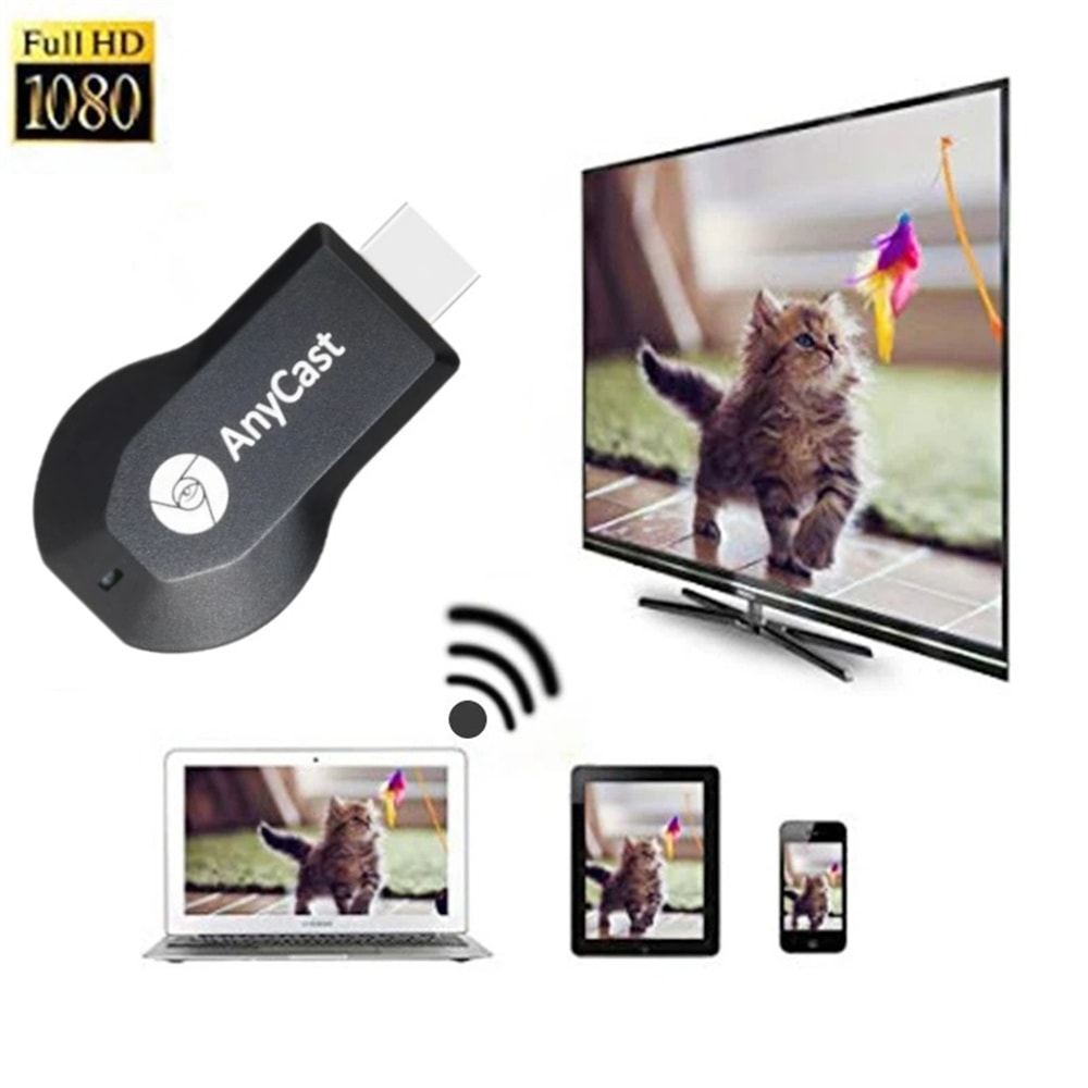 Wireless WiFi Display Dongle HDMICompatible TV Stick Airplay Miracast DLNA Share Screen 0