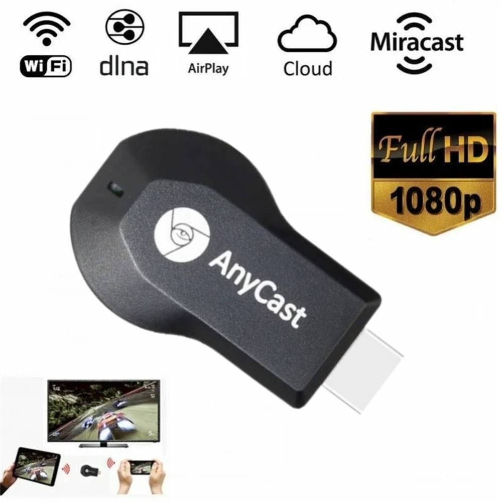 Wireless WiFi Display Dongle HDMICompatible TV Stick Airplay Miracast DLNA Share Screen 4